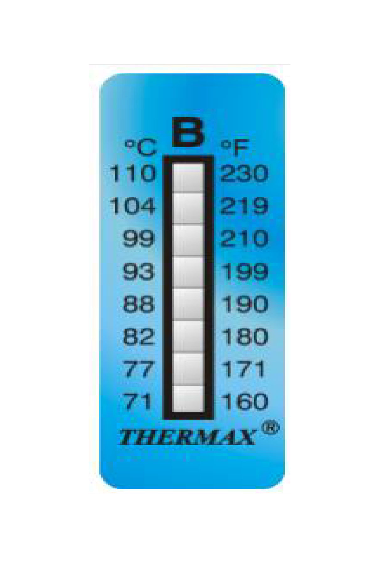 Geri Dönüşümsüz 8 Level Sıcaklık Etiketi